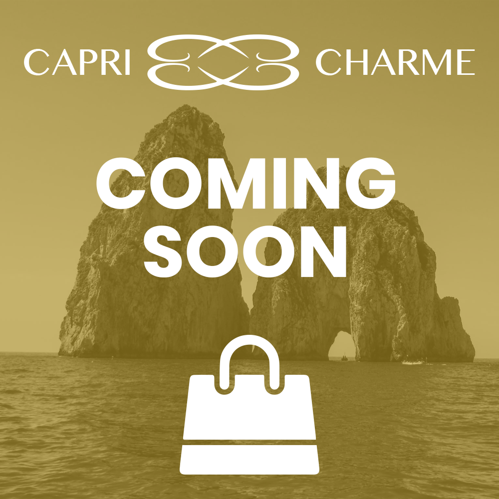 Capri bell in marine blue majolica